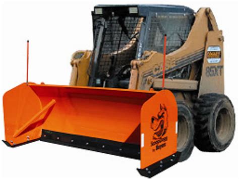 8 foot snow pusher for skid steer|60 skid steer snow plow.